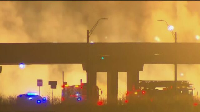 choque de automovilista provoca incendio en texas
