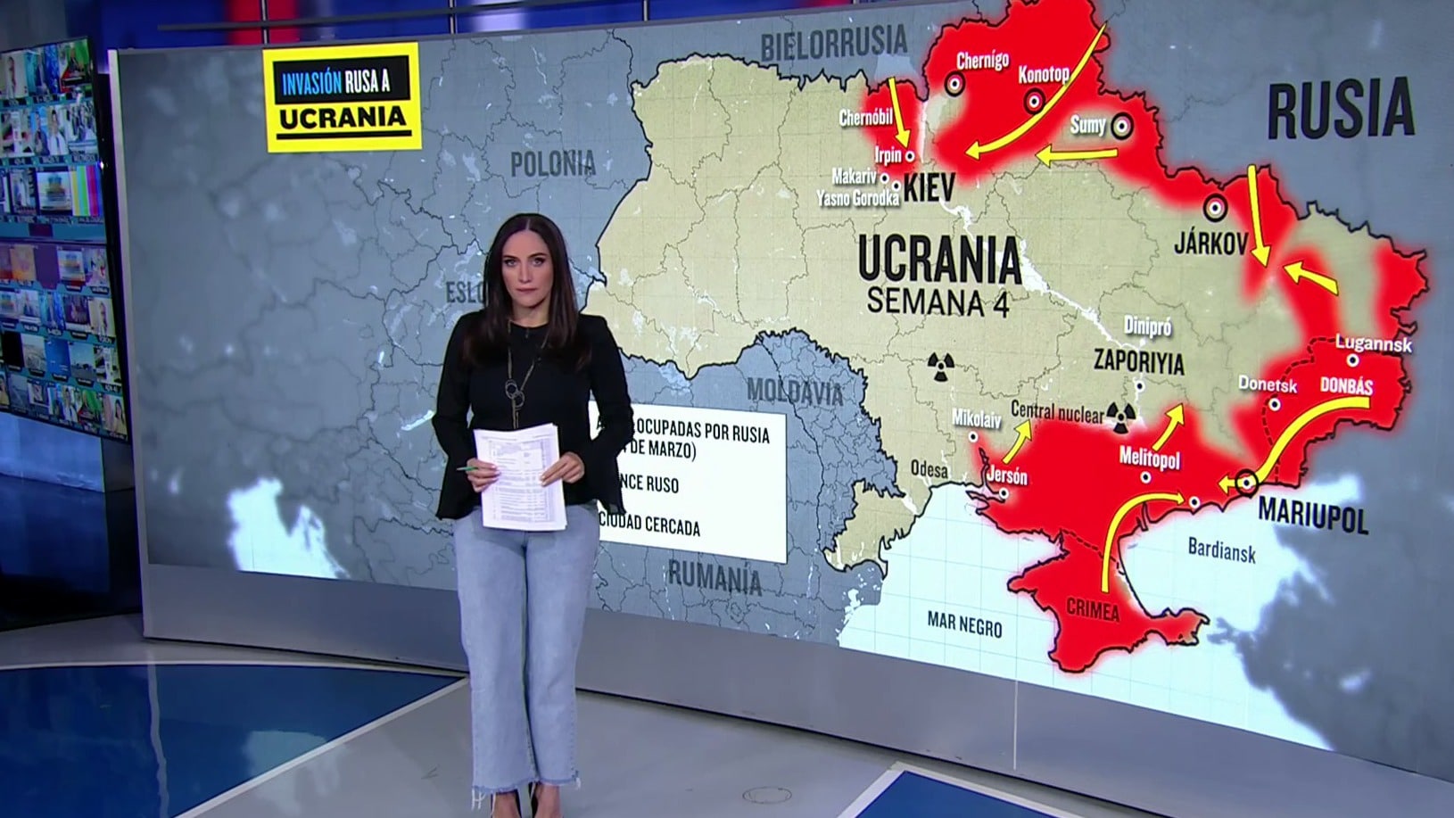 como ha avanzado rusia en ucrania a un mes de la invasion