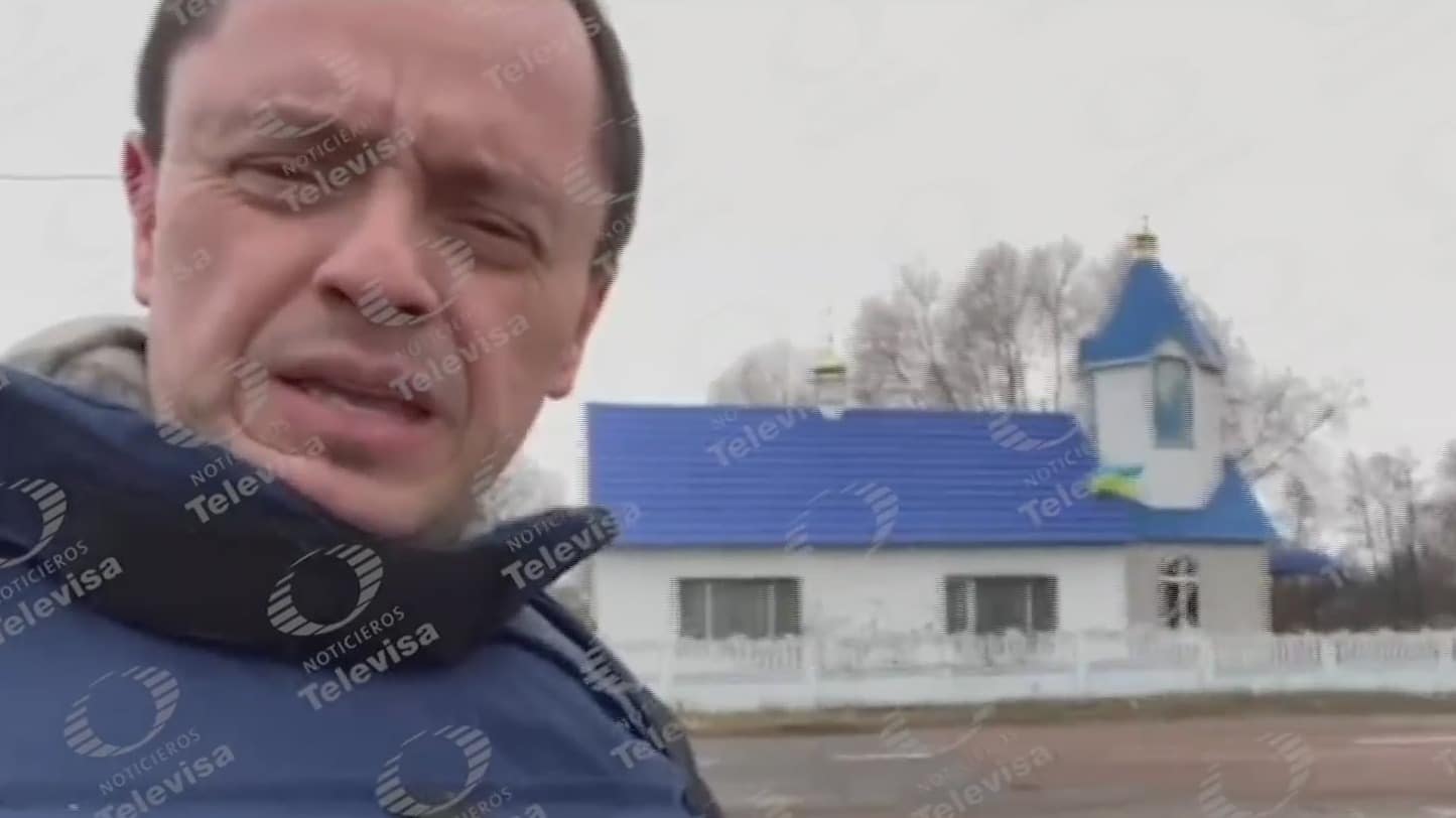 cronica del recorrido de horacio rocha corresponsal de noticieros televisa tratando de huir de kiev