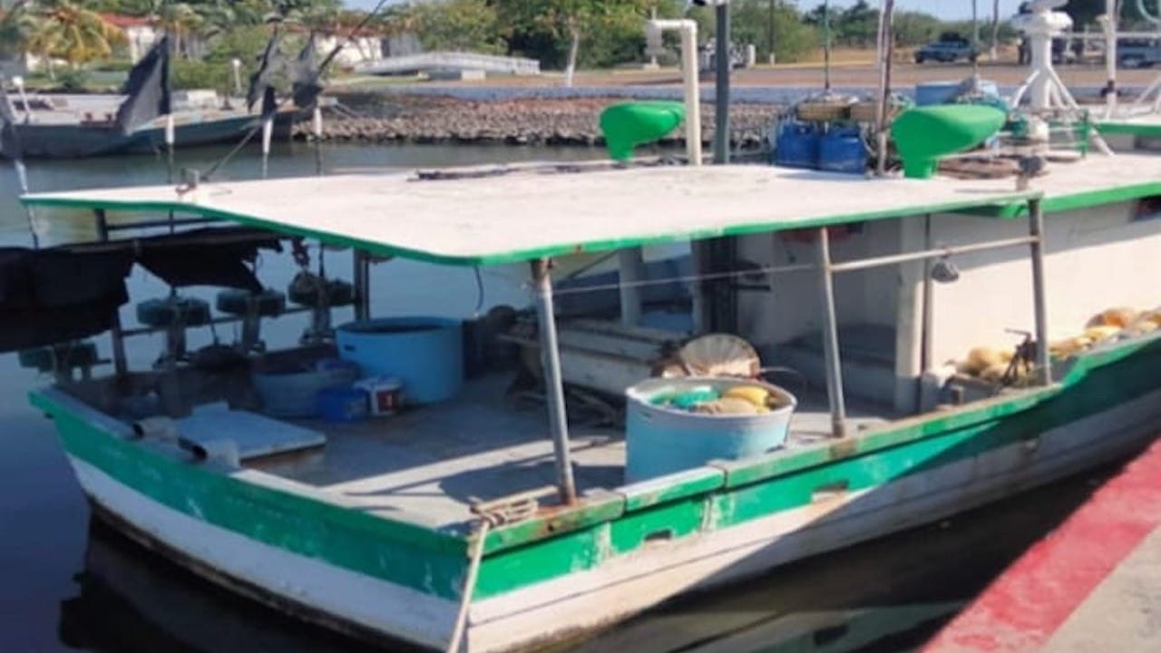 Decomiso de cocaína en embarcaciones en Chiapas (FGR)
