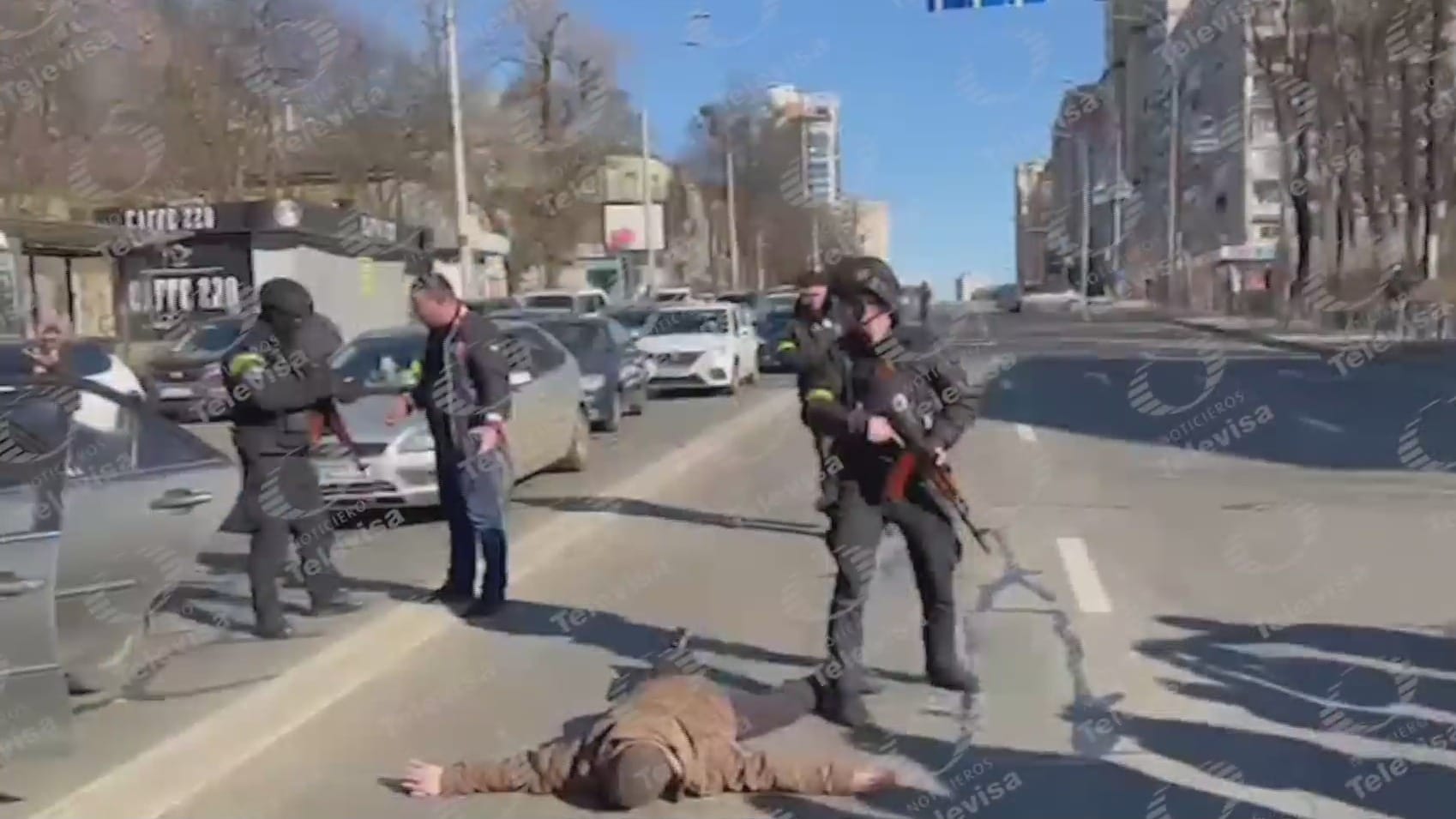 el panorama en kiev en alerta por asedio ruso