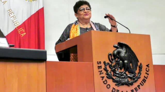 La fiscal general de Justicia de la Ciudad de México, Ernestina Godoy, 23 de marzo de 2022 (Twitter: @ErnestinaGodoy_)