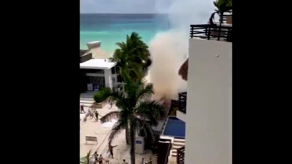 explota tanque de gas en restaurante de playa del carmen
