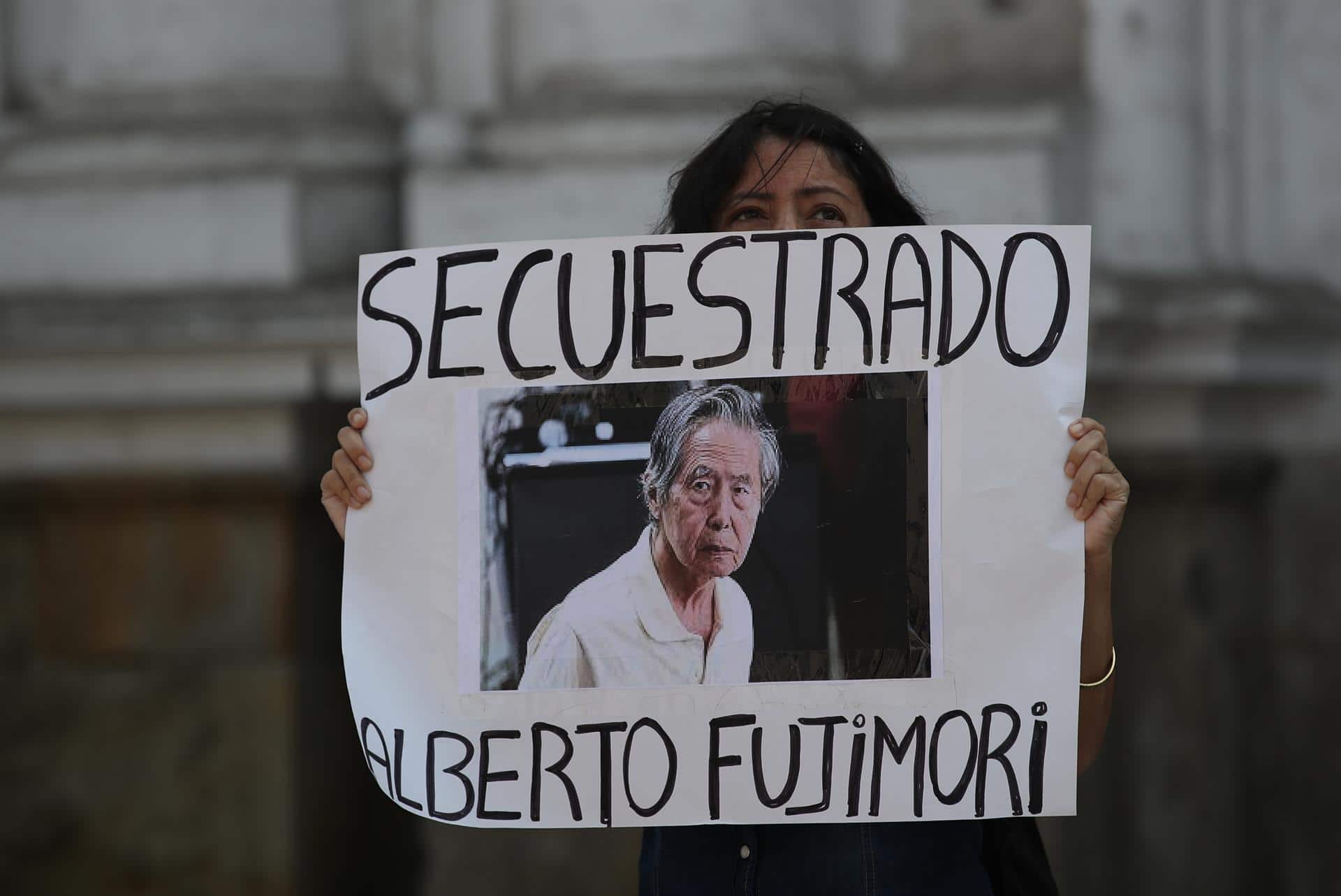 Simpatizantes del expresidente Alberto Fujimori (EFE)