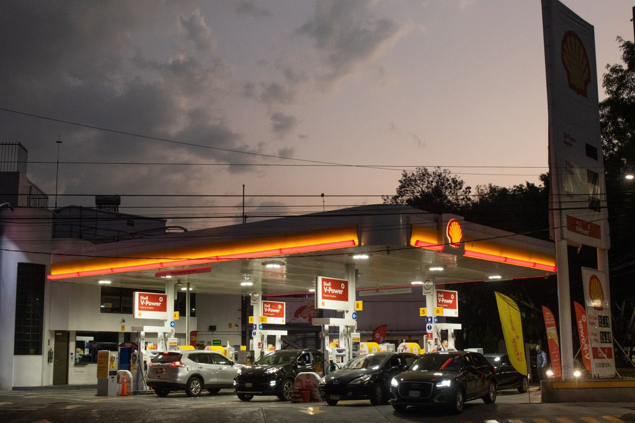 Gasolinera de la franquicia Shell, ubicada en la colonia Condesa.