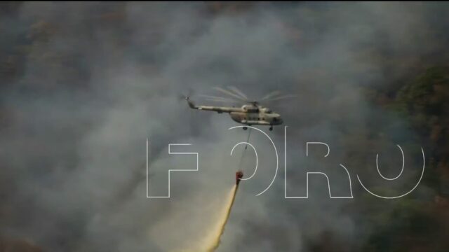 helicopteros realizan hasta 25 descargas por turno para controlar incendio en el tepozteco