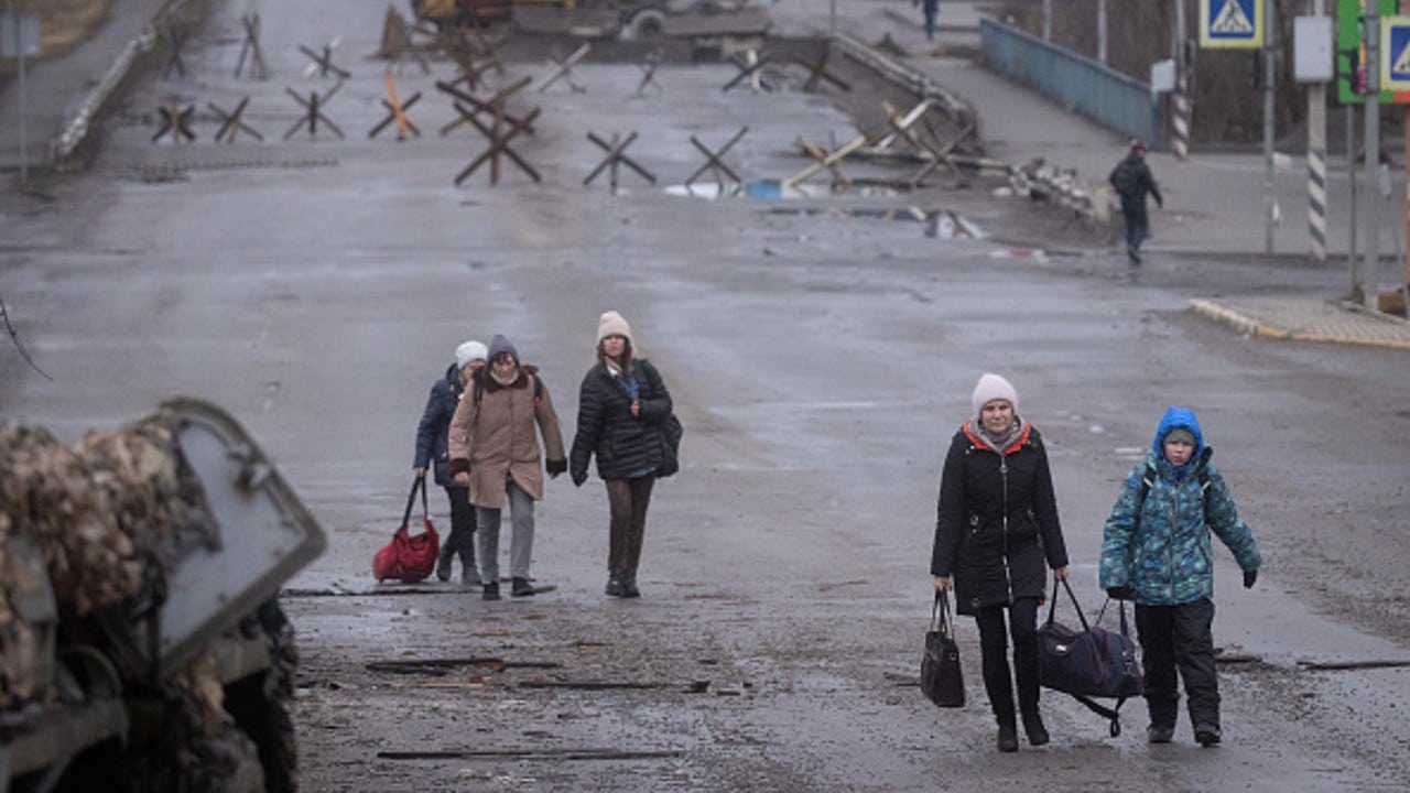 Mariúpol sufre un "bloqueo" y ataques "implacables" de Rusia. Fuente: Getty Images, archivo