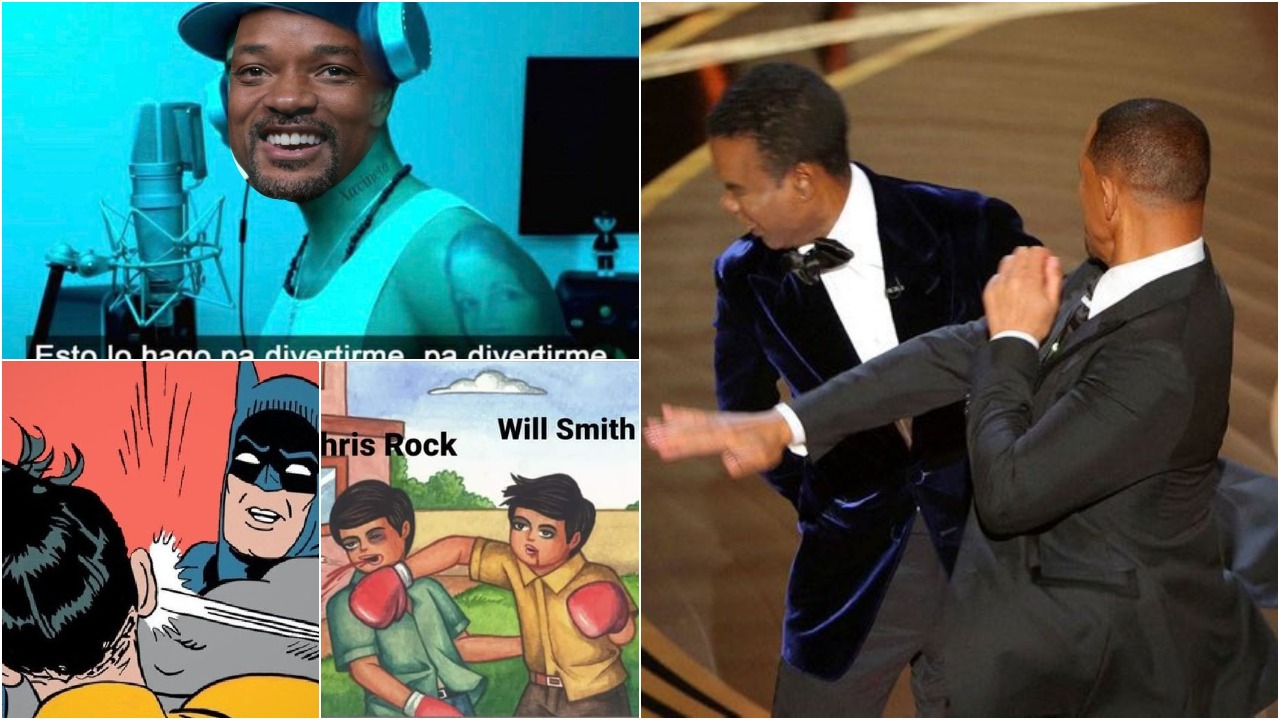 Memes del golpe de Will Smith a Chris Rock en los Oscar 2022
