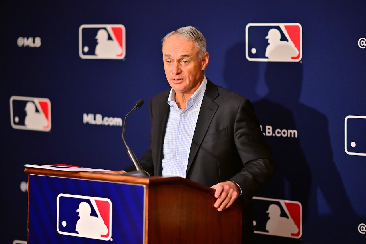 El comisionado de las Grandes Ligas de Béisbol, Rob Manfred (Getty Images)