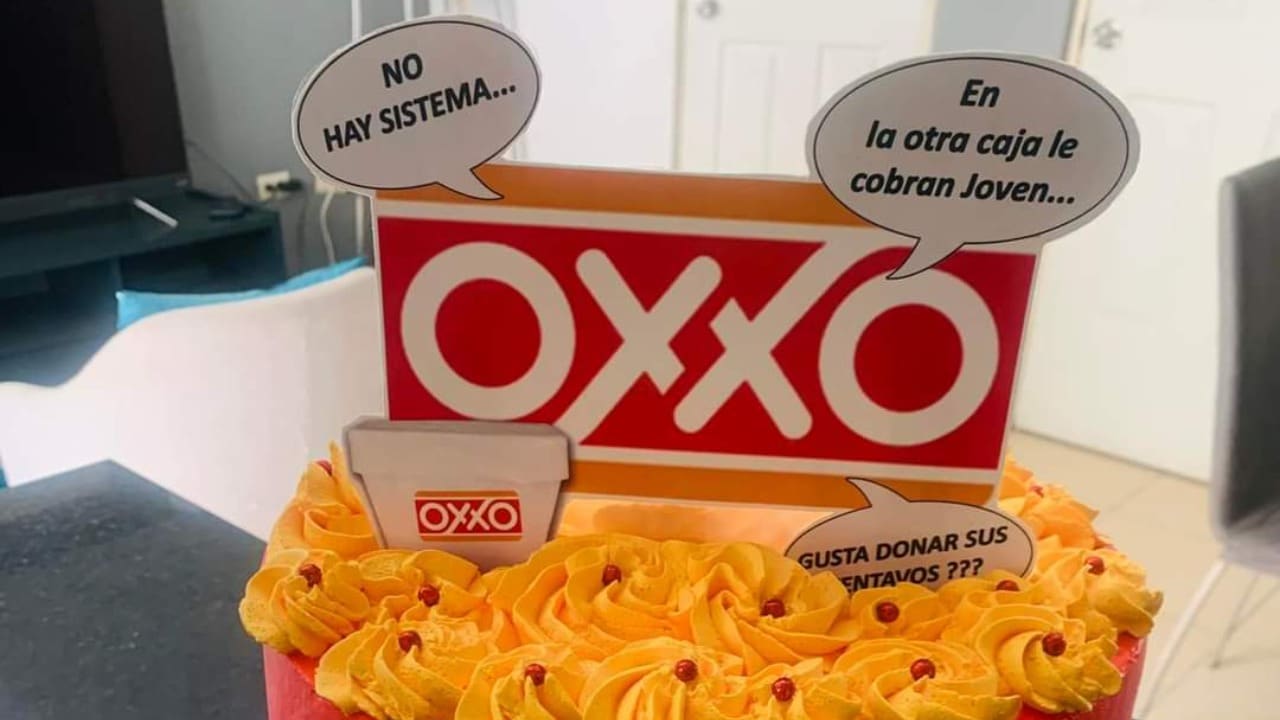 Niño tiene fiesta temática de cumpleaños de OXXO