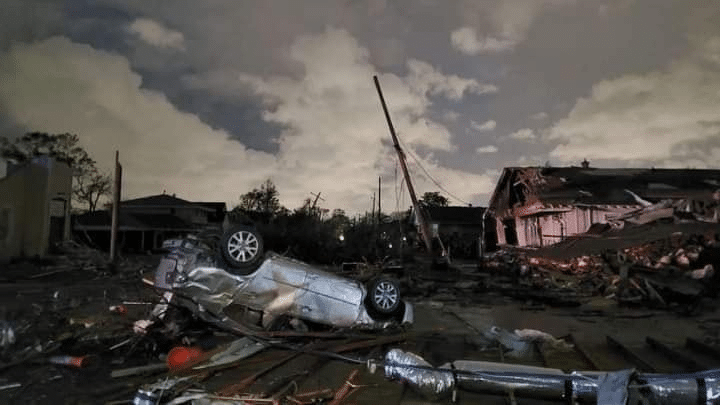 Se registra tornado en Nueva Orléans