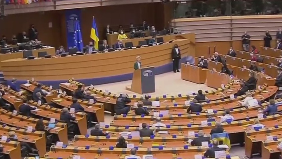 parlamento europeo a favor de adhesion de ucrania a la ue
