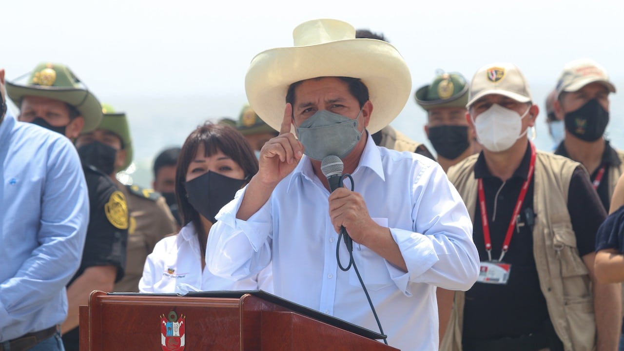 El presidente de Perú, Pedro Castillo (Getty Images)