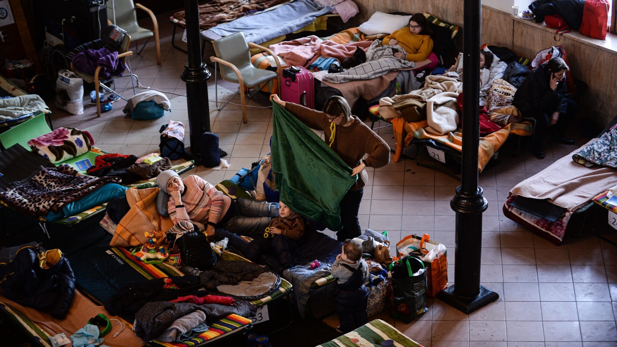 polonia el gran albergue para refugiados ucranianos