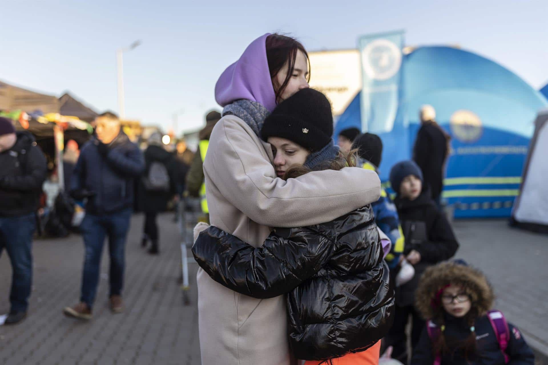 Polonia se convierte en un gran albergue para refugiados ucranianos
