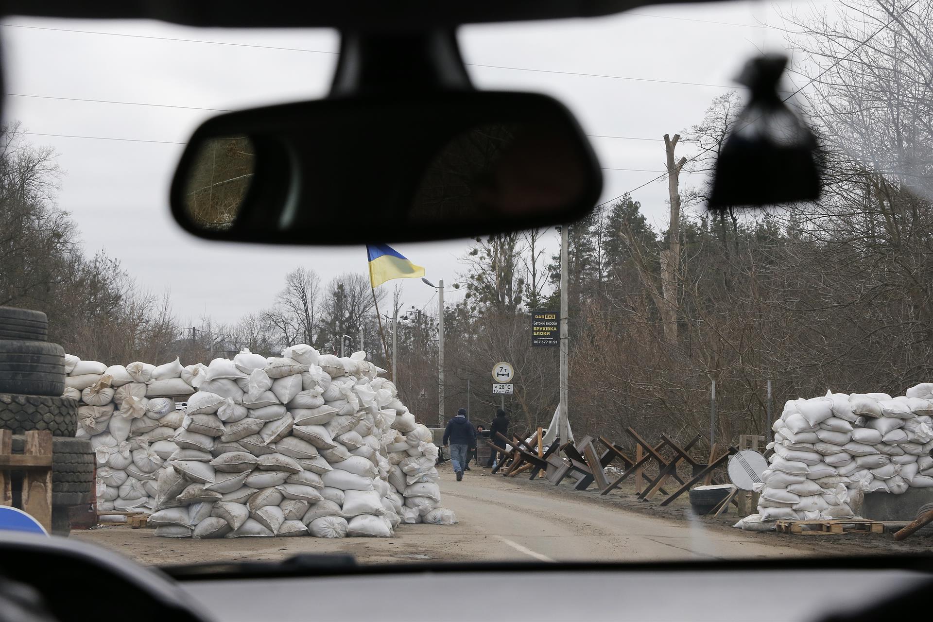 puestos de control en ucrania