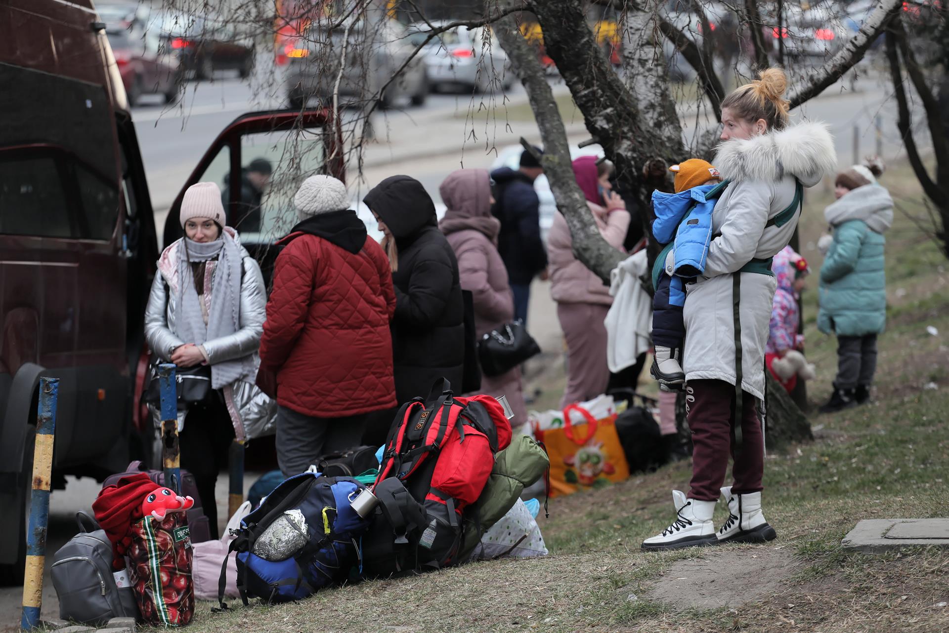 refugiados en ucrania