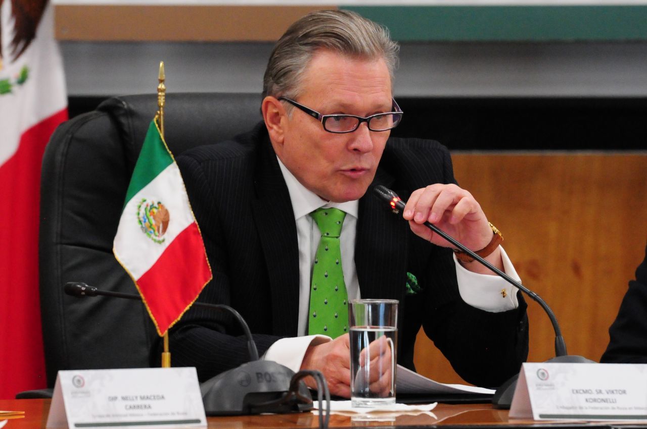 El embajador de Rusia en México, Víktor Koronelli, 23 de marzo de 2022 (Cuartoscuro)