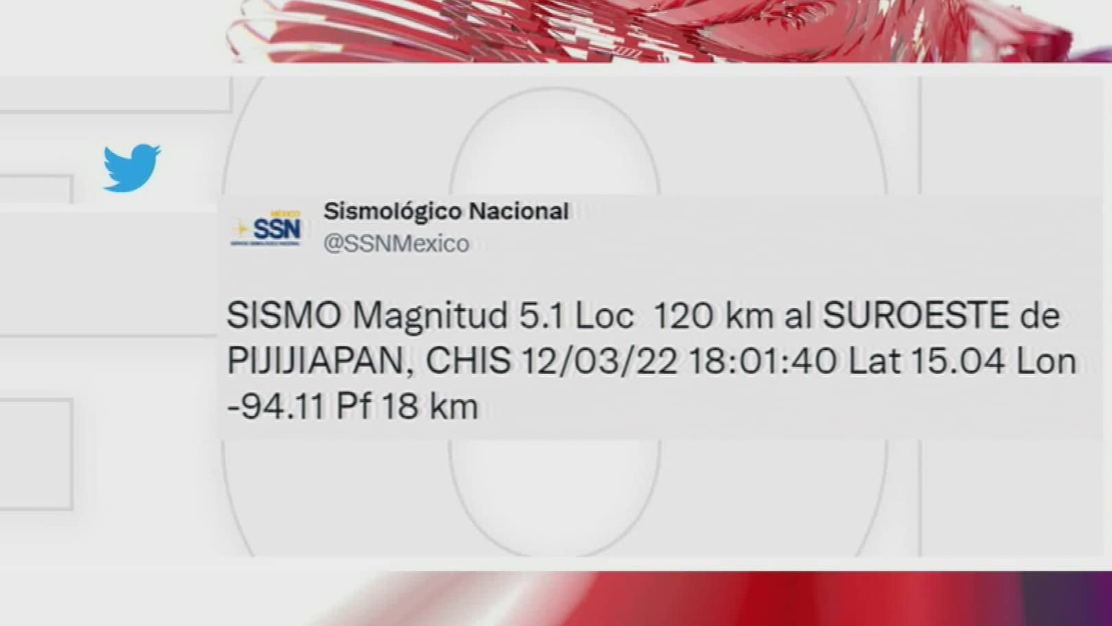 sismo de magnitud 5 1 se registra en chiapas