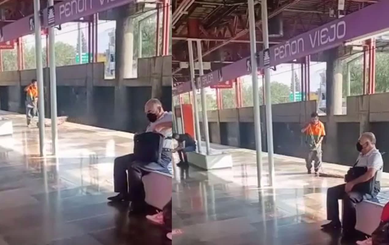 Trabajador del Metro CDMX se hace viral por bailar en TikTok