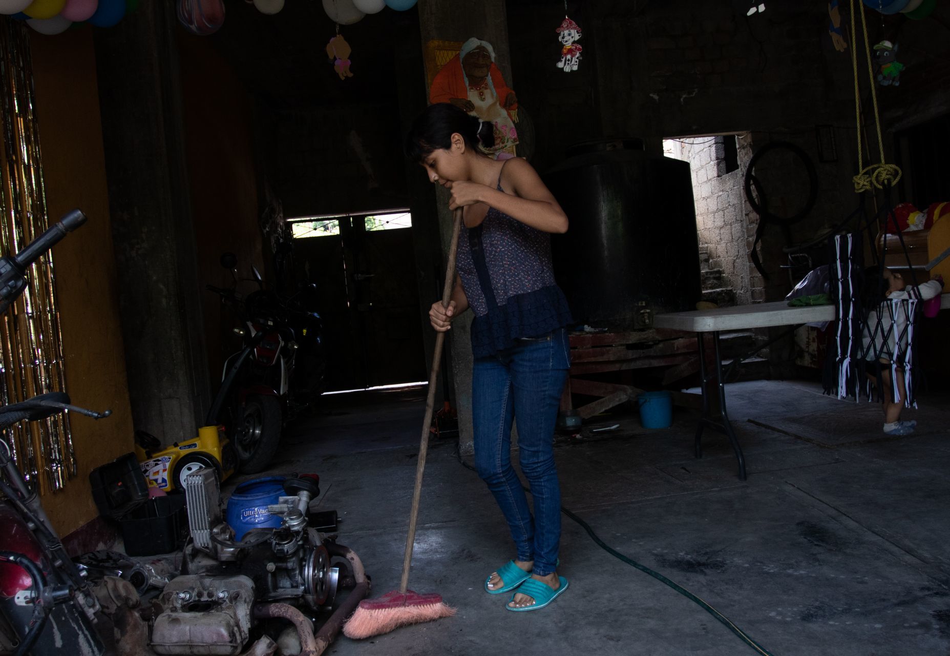 Una trabajadora del hogar en México (Cuartoscuro)