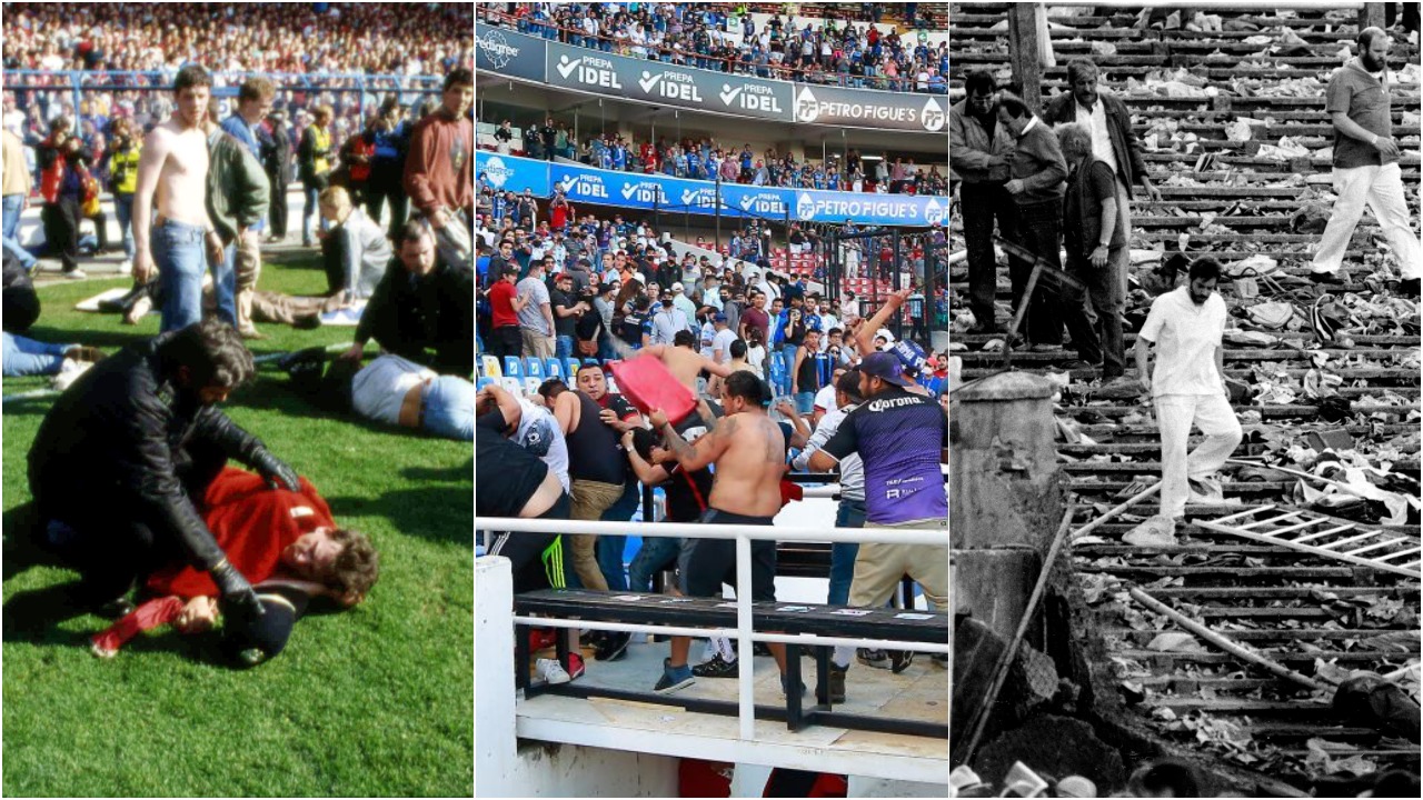 Tragedias del futbol en México y en el mundo