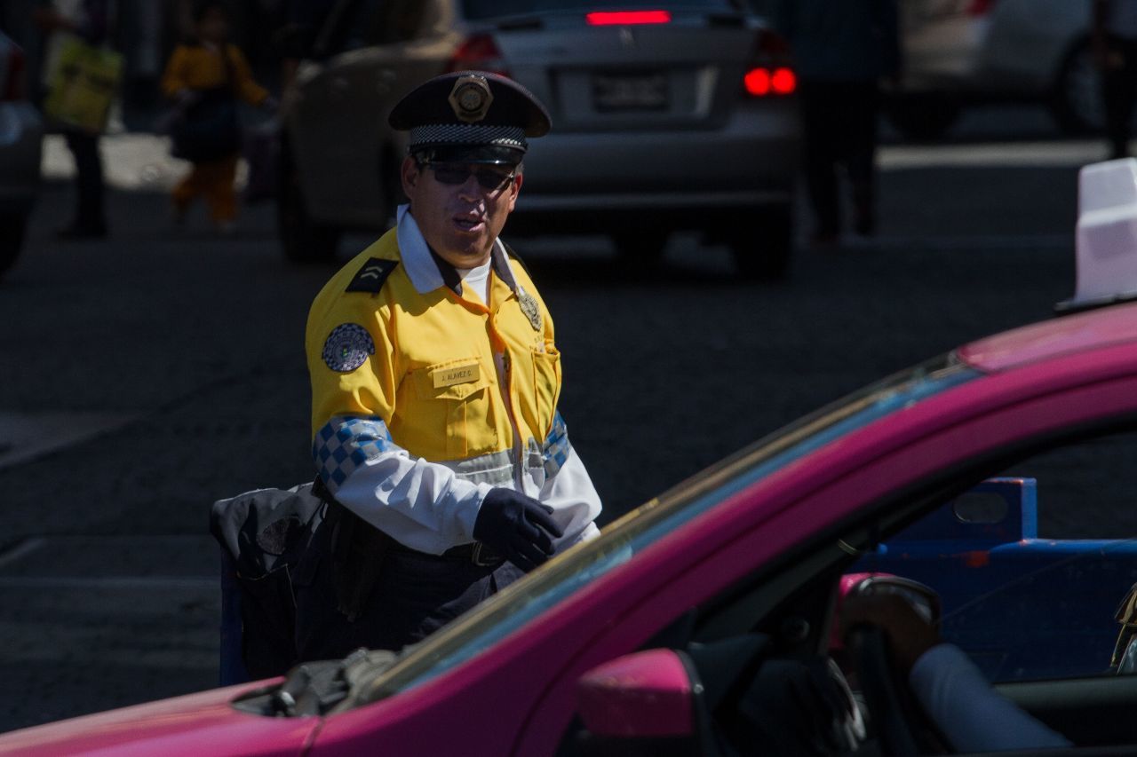 Policía de tránsito en la Ciudad de México (Cuartoscuro)