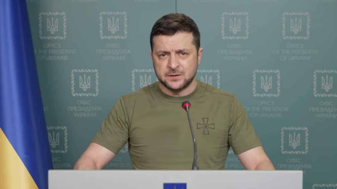 El presidente de Ucrania, Volodimir Zelenski (Facebook: Володимир Зеленський)