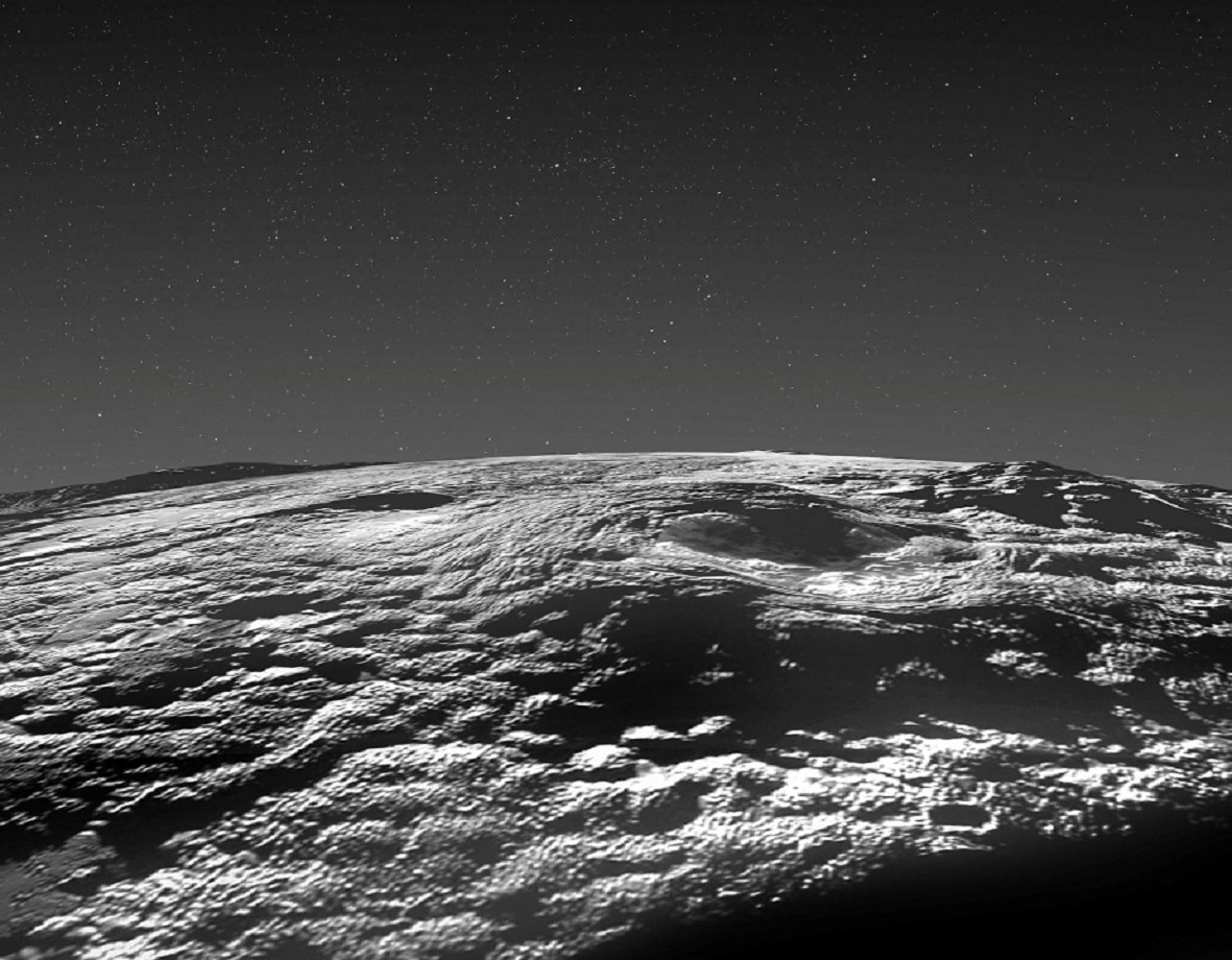 Descubren volcanes de hielo gigantes en Plutón