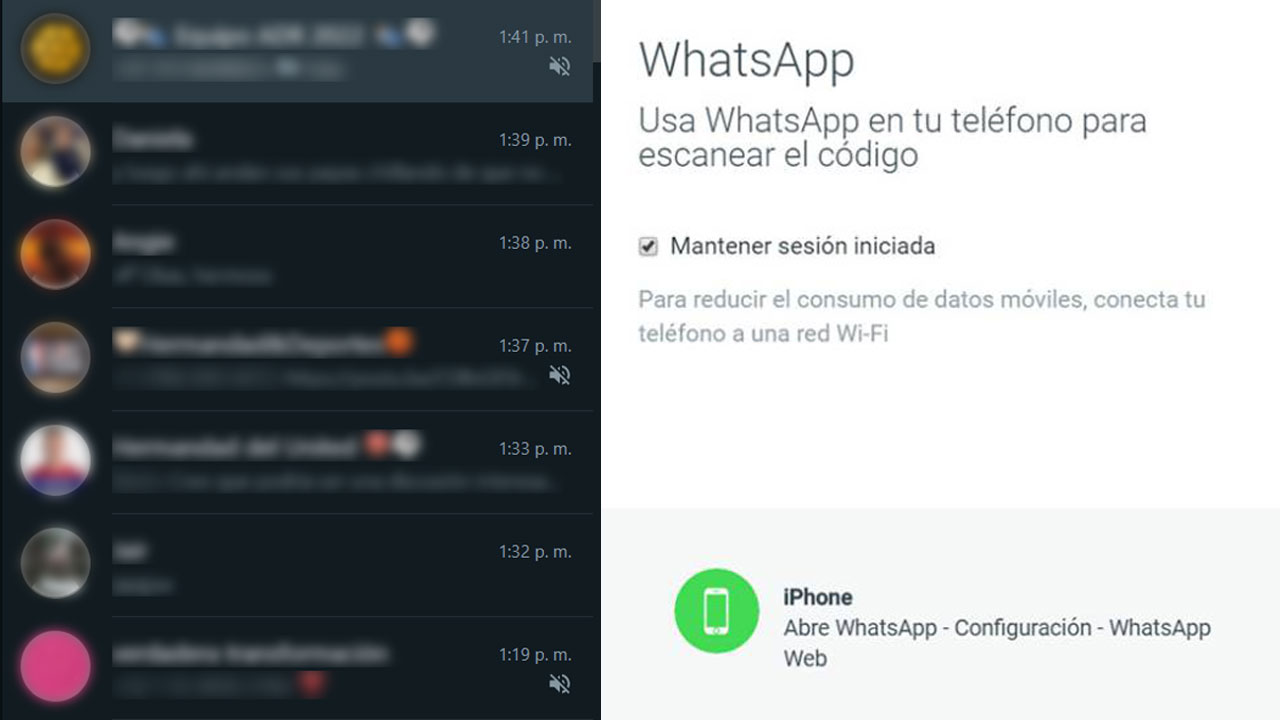 WhatsApp Web, así puedes evitar que vean tus conversaciones