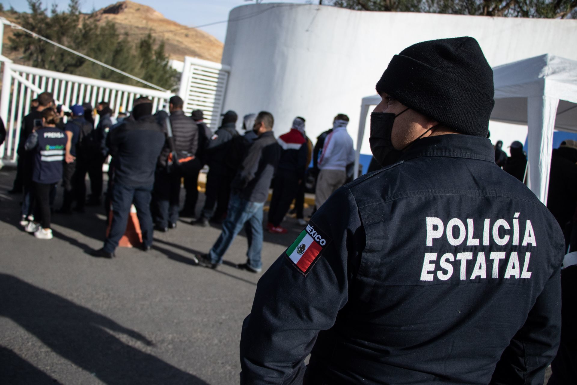 Elementos de la Policía Estatal Preventiva de Zacatecas pararon labores, 31 de marzo de 2022 (Cuartoscuro)