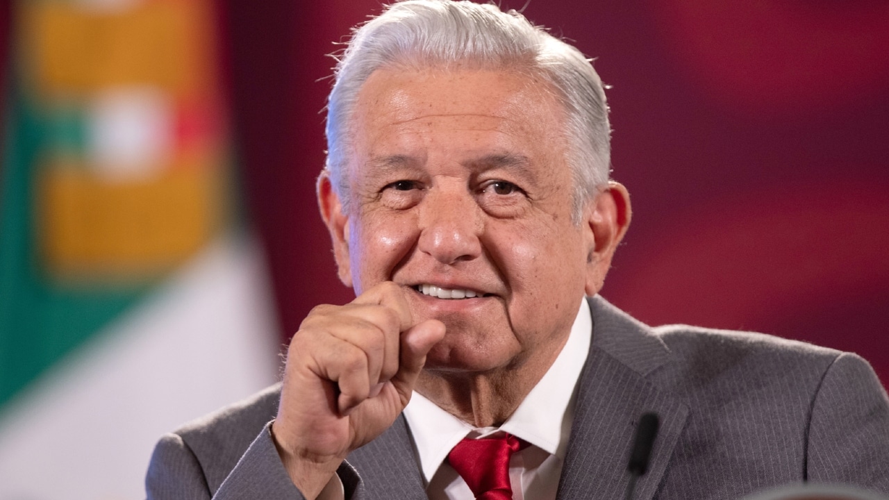 El presidente de México. Andrés Manuel López obrador (AMLO), en su conferencia mañanera