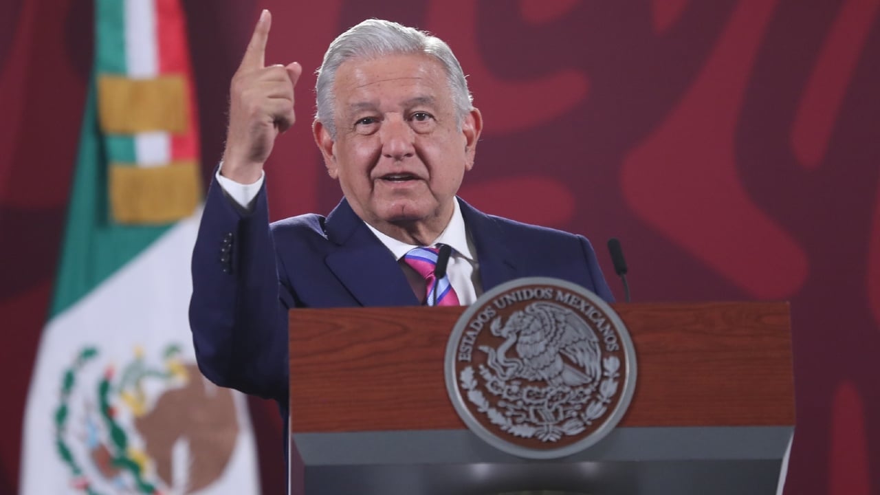 Andrés Manuel López Obrador, presidente de México, habla sobre el Tren Maya.