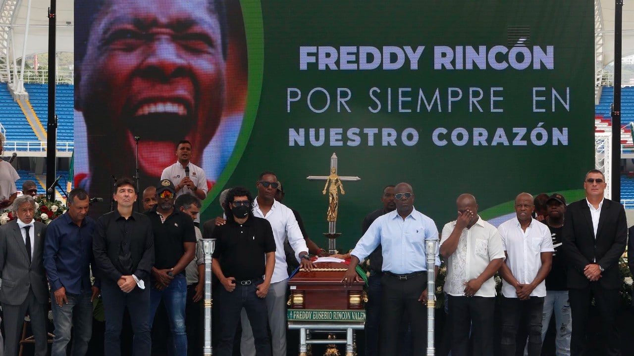 Colombia da el último adiós al exfutbolista Freddy Rincón