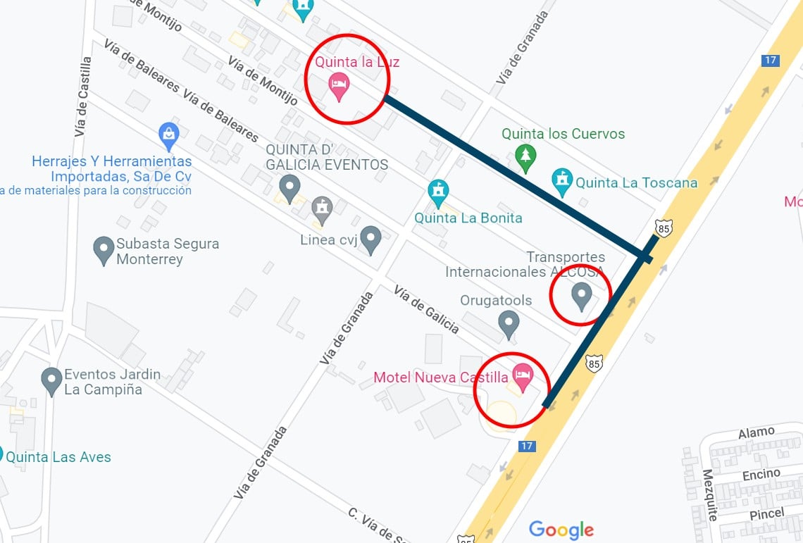 Debanhi Escobar, ruta, Google Maps, desaparecida, mapas