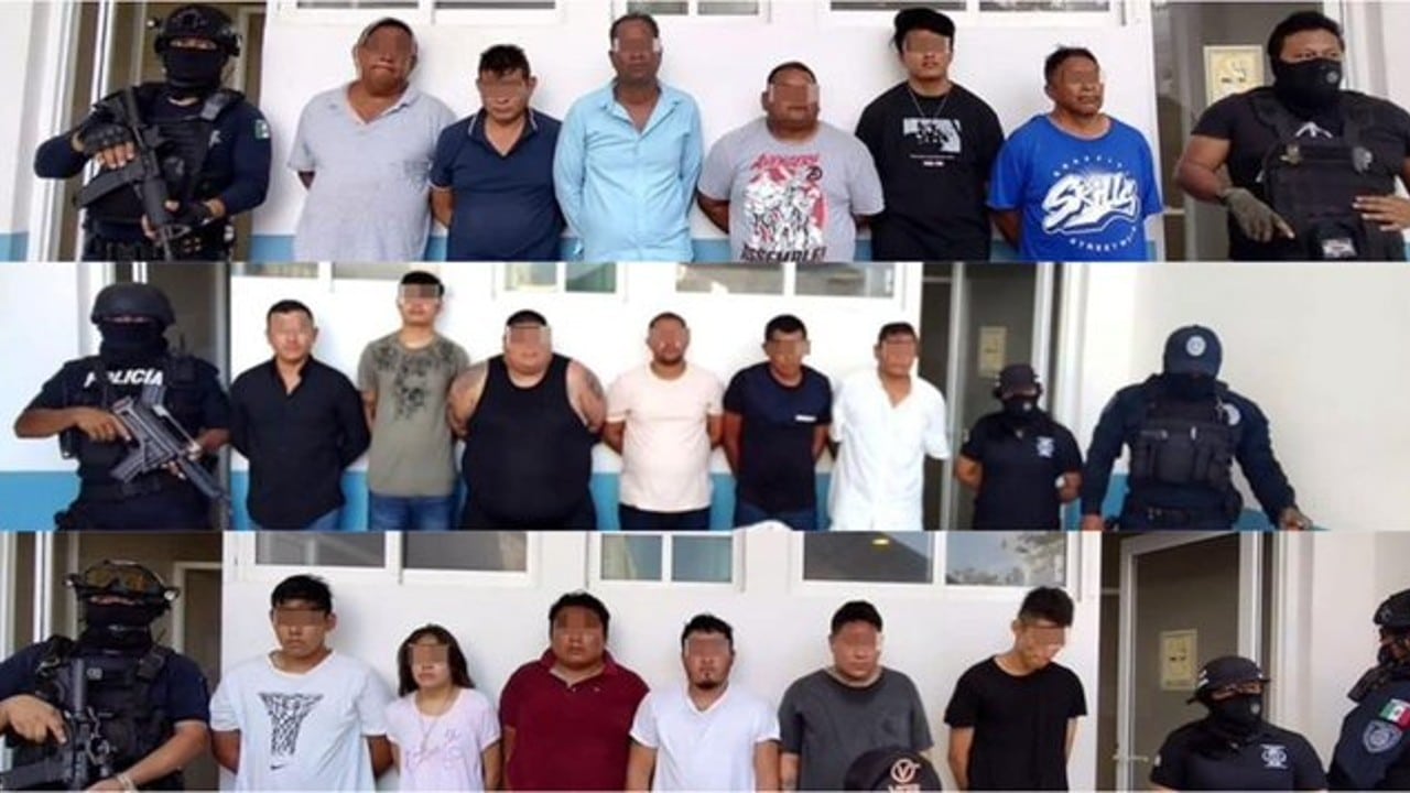 Detienen a 18 personas por delitos contra la salud en Quintana Roo