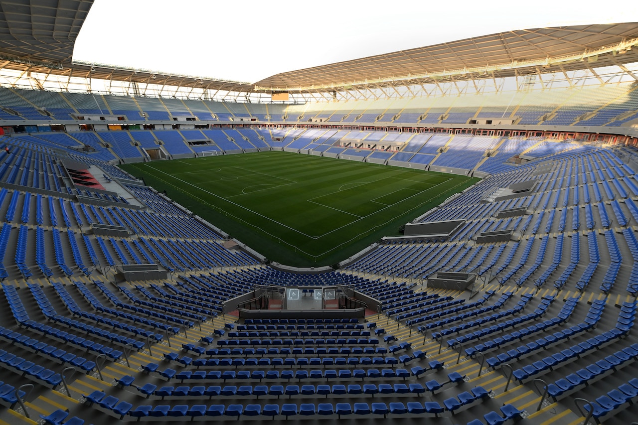 Una vista general dentro del Estadio 974 en Doha, Qatar (Getty Images)
