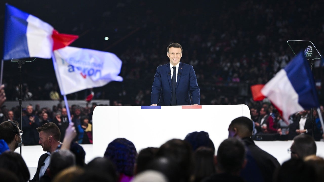 Macron llama a la 'movilización general' para ser reelecto en Francia