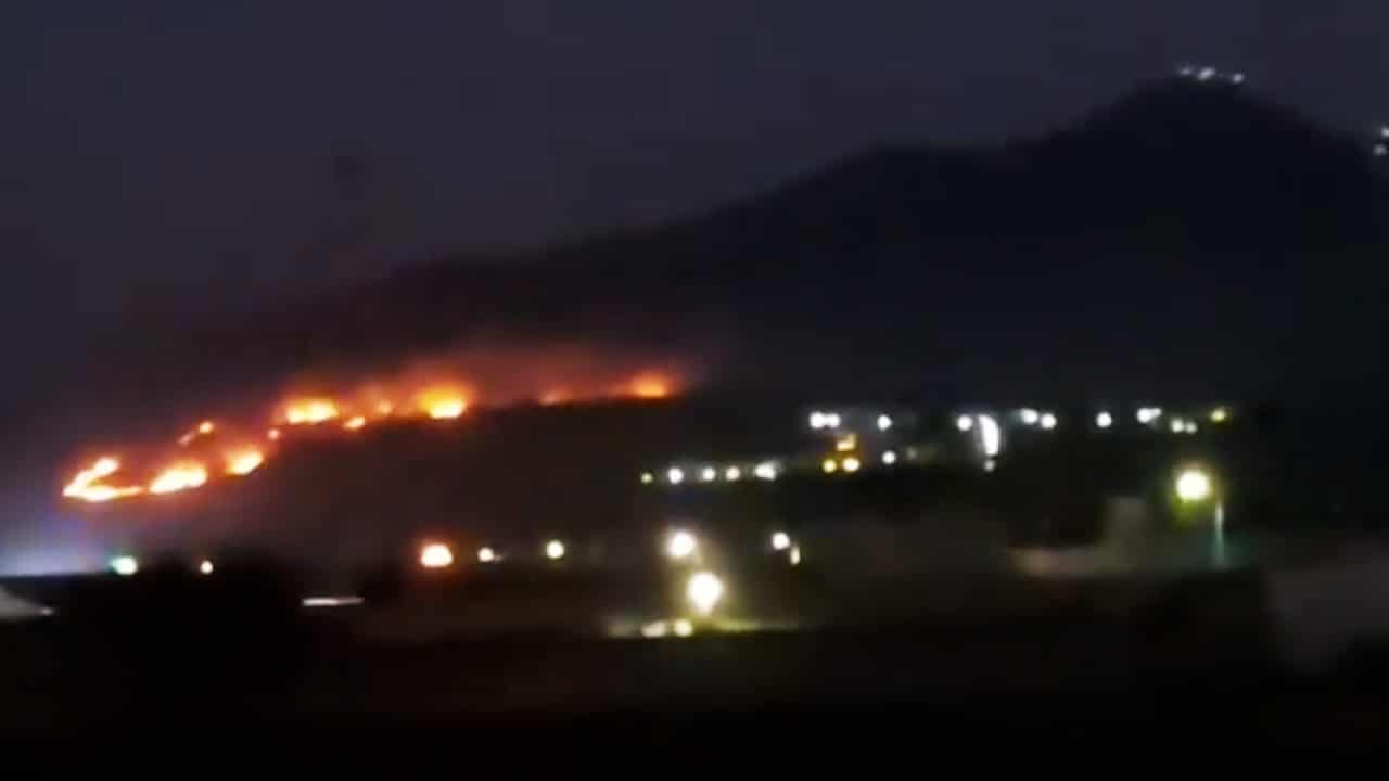 Sofocan incendio en el Cerro del Cubilete, en Silao, Guanajuato