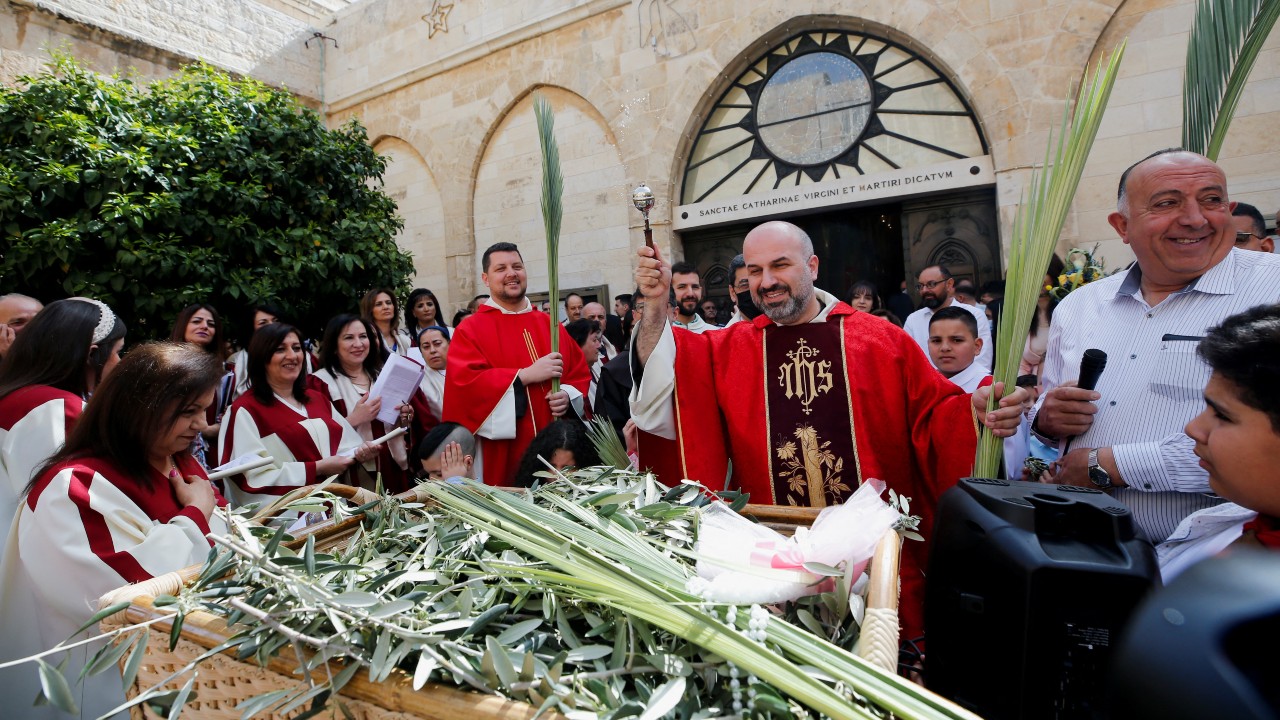 Celebran primer Domingo de Ramos en Jerusalén tras pandemia COVID-19