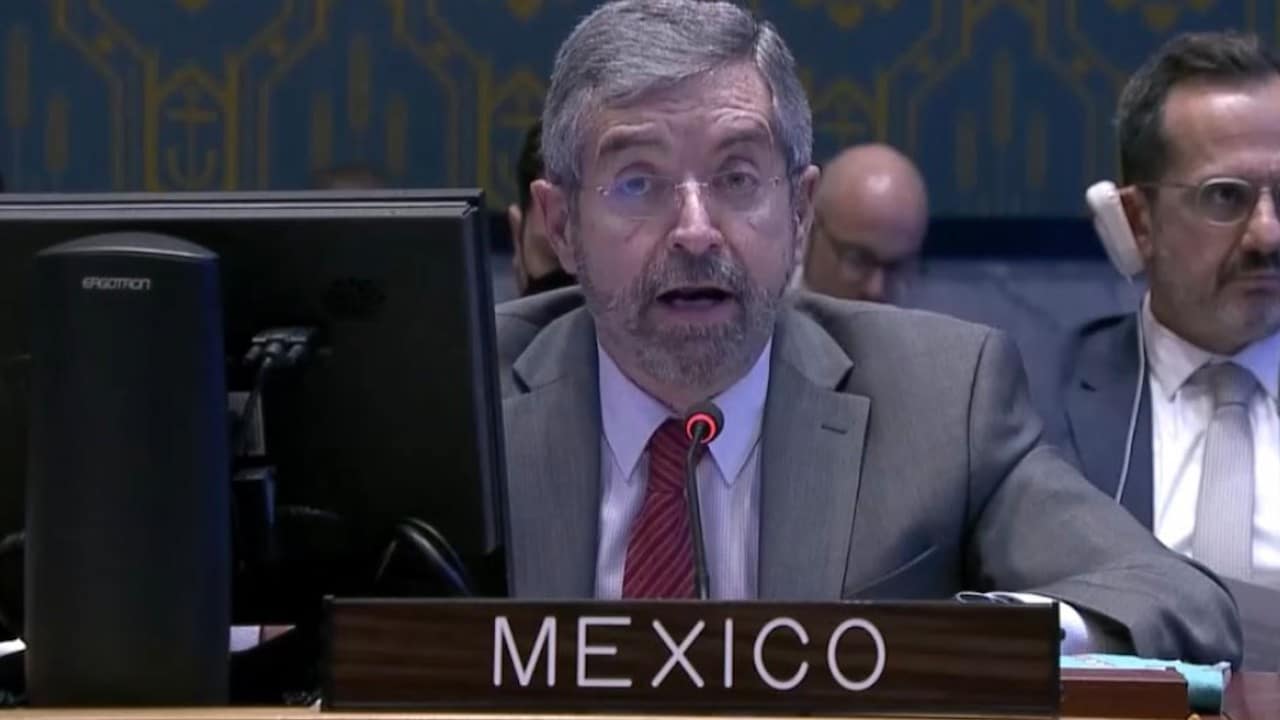 Juan Ramón de la Fuente, embajador de México en Naciones Unidas (ONU) (Twitter: @MexOnu)