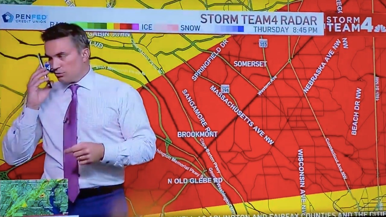 Meteorólogo llama vivo hijos tornado