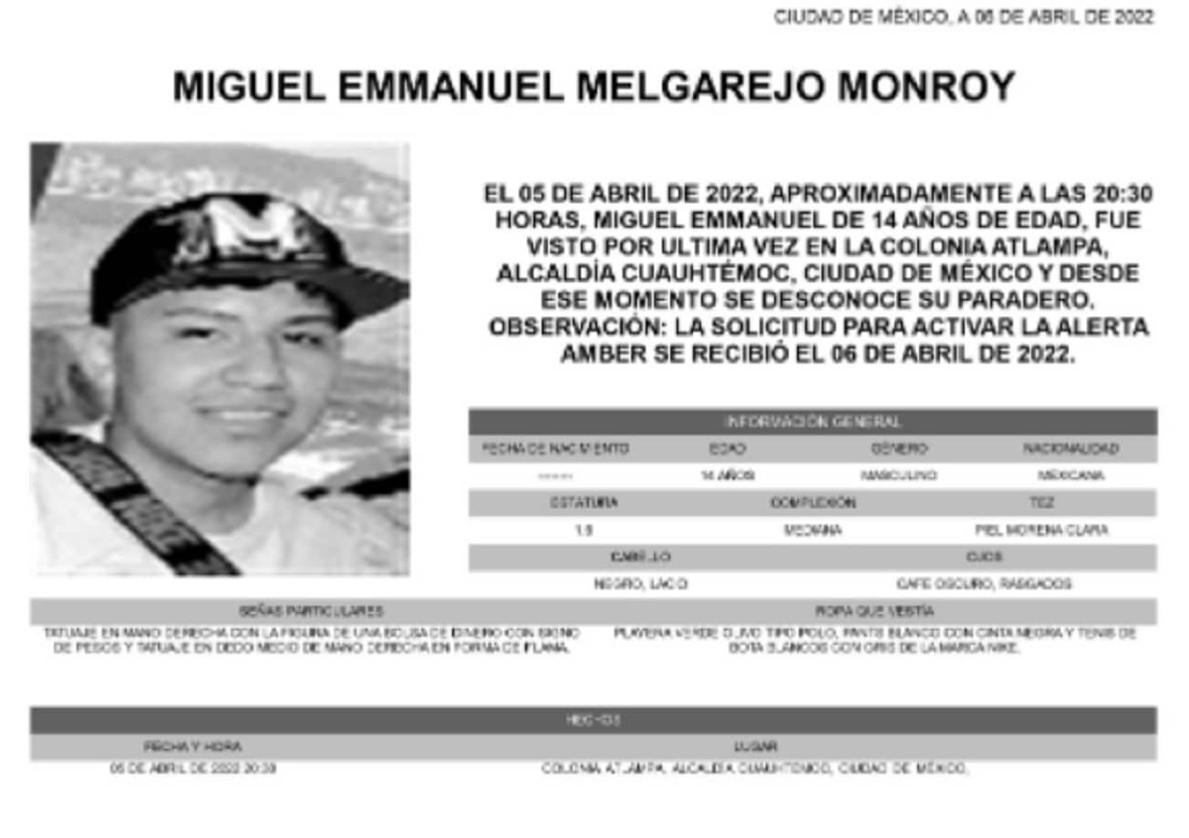 Caso Miguel Emmanuel: Asesinan a joven de 14 años en CDMX