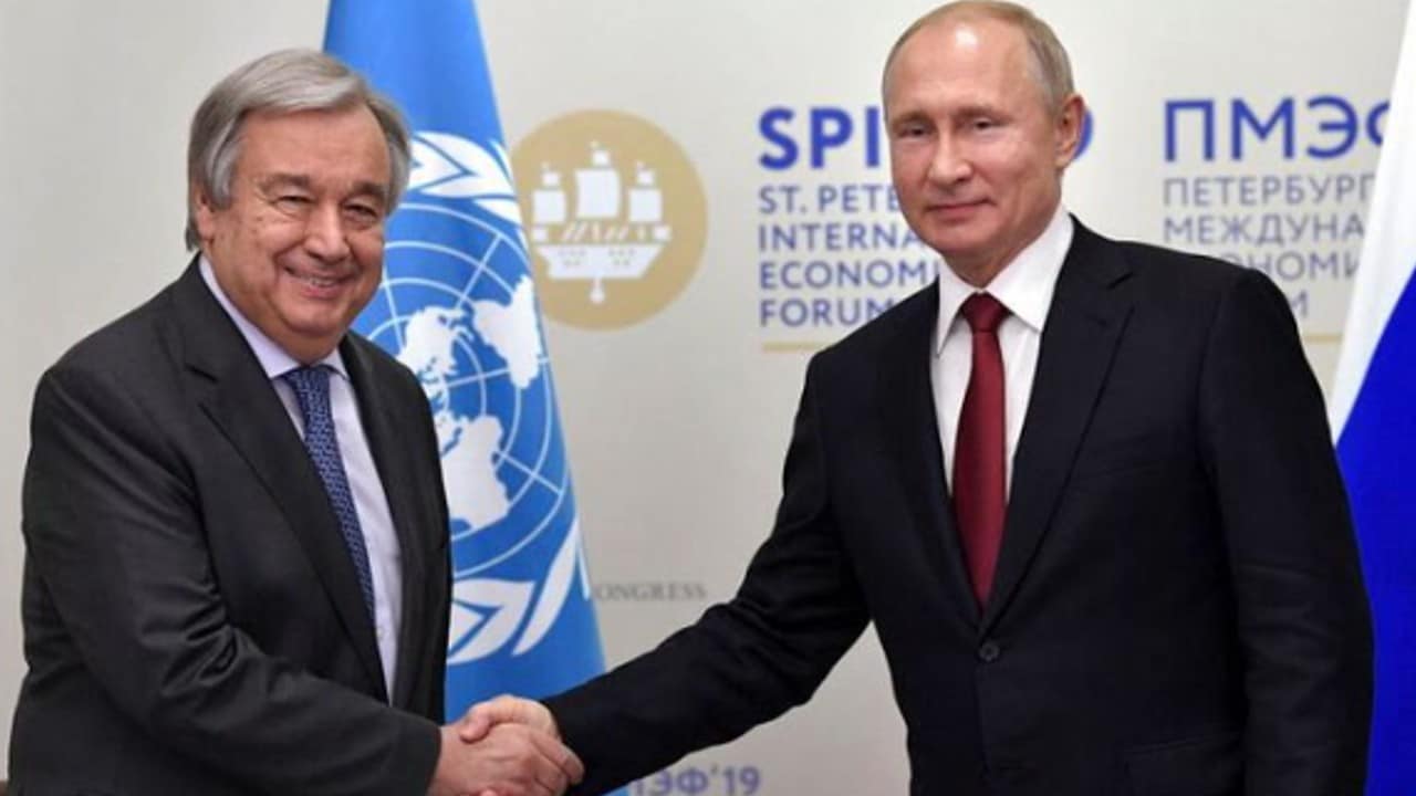Putin admite a Guterres que situación en Mariúpol es 'trágica'
