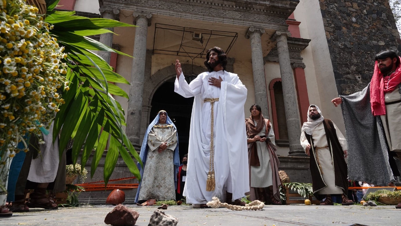 Escenificación de la pasión de Cristo en Iztapalapa