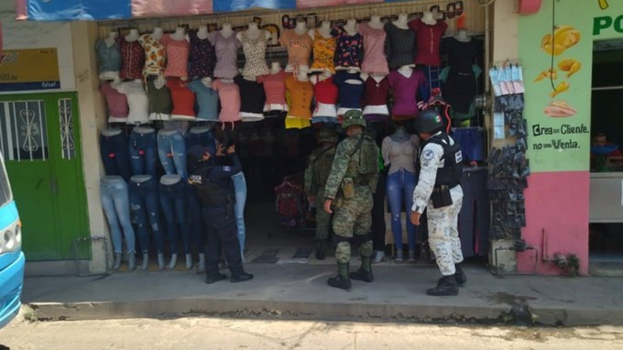 Refuerzan seguridad en Tamazunchale, San Luis Potosí.
