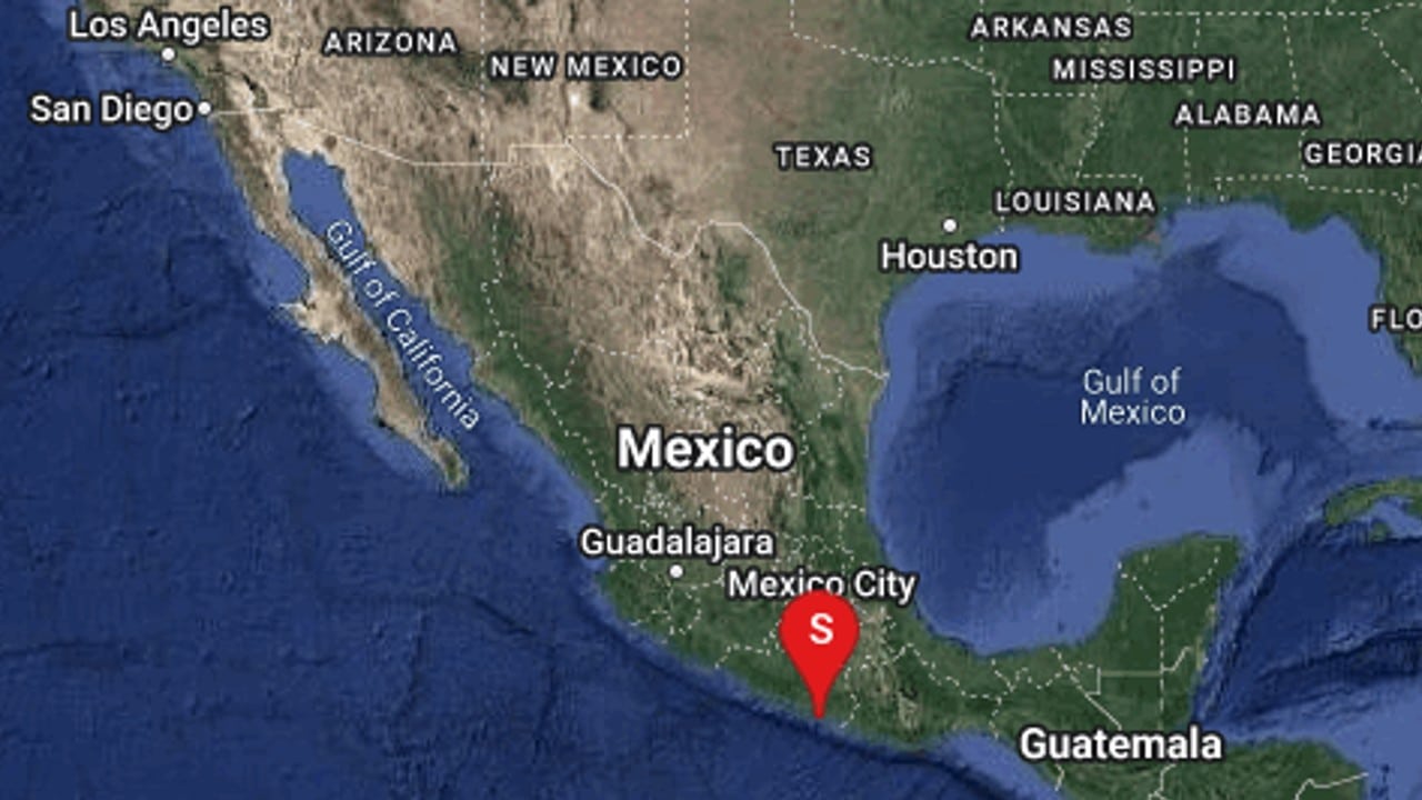 Se registra sismo de magnitud 5 en San Marcos, Guerrero; se percibe en algunas alcaldías de CDMX
