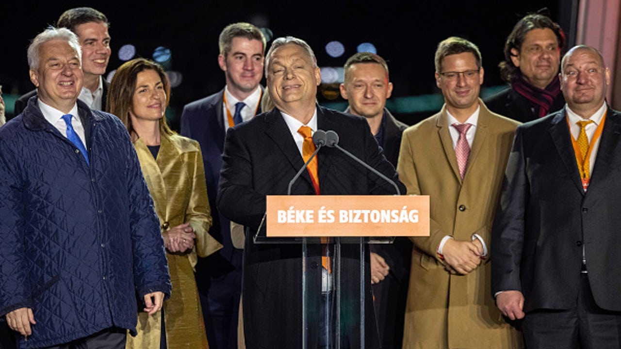 Viktor Orbán, primer ministro de Hungría, logra un cuarto mandato con amplia victoria