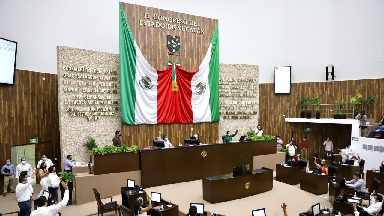 Yucatán aprueba reformas a la Ley del Poder Judicial del Estado. Fuente: @CongresoYucatan