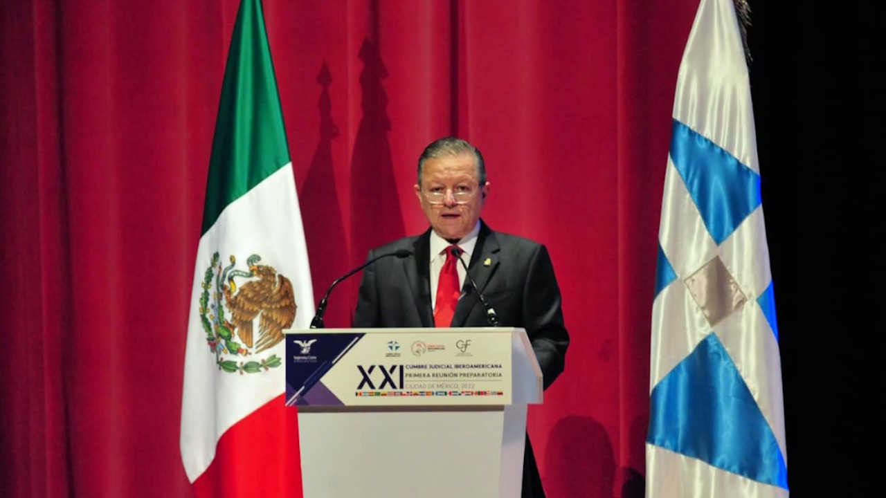El ministro Arturo Zaldívar, presidente de la SCJN (Twitter: @SCJN)